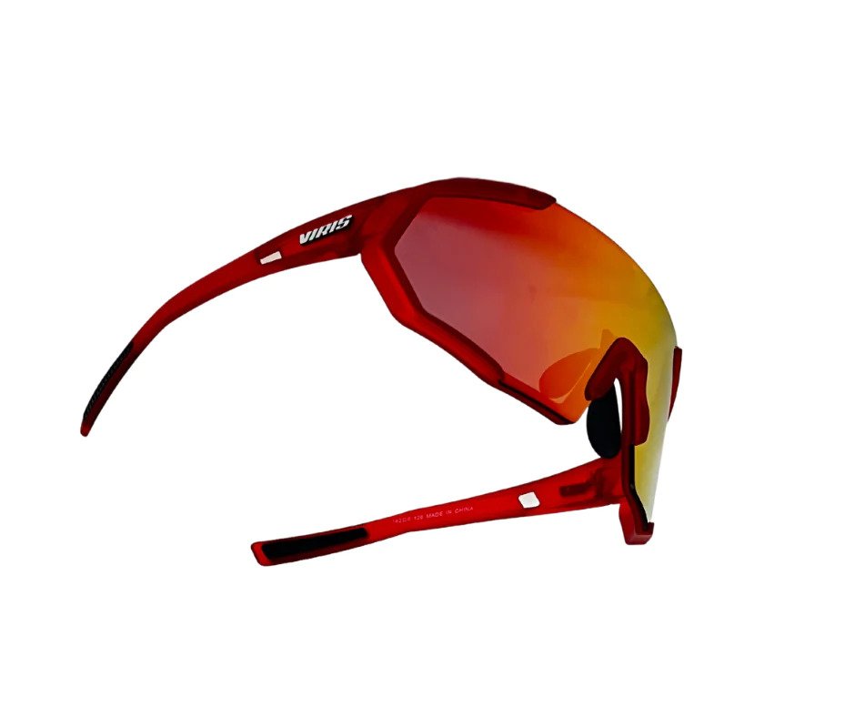 VIRIS Raptor Glasses - Transparent Red